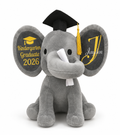Personalized Kindergarten Graduation Elephant Plush | Custom Name | Grad Keepsake Gift