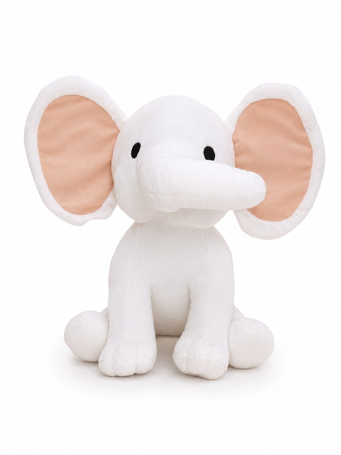 Personalized Baby Elephant Plush | Custom Birth Stats Keepsake | Newborn Baby Shower Gift