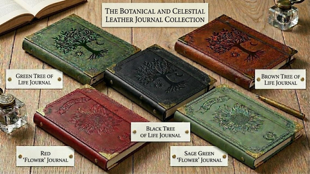 Leather Reading Journal Bundle | Book Tracker, Review Log & Planner Sets