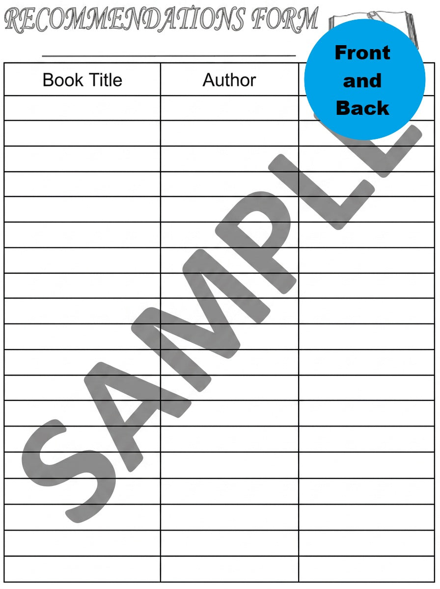 A5 Reading Journal Refill Pages | Book Tracker, TBR, Review & More