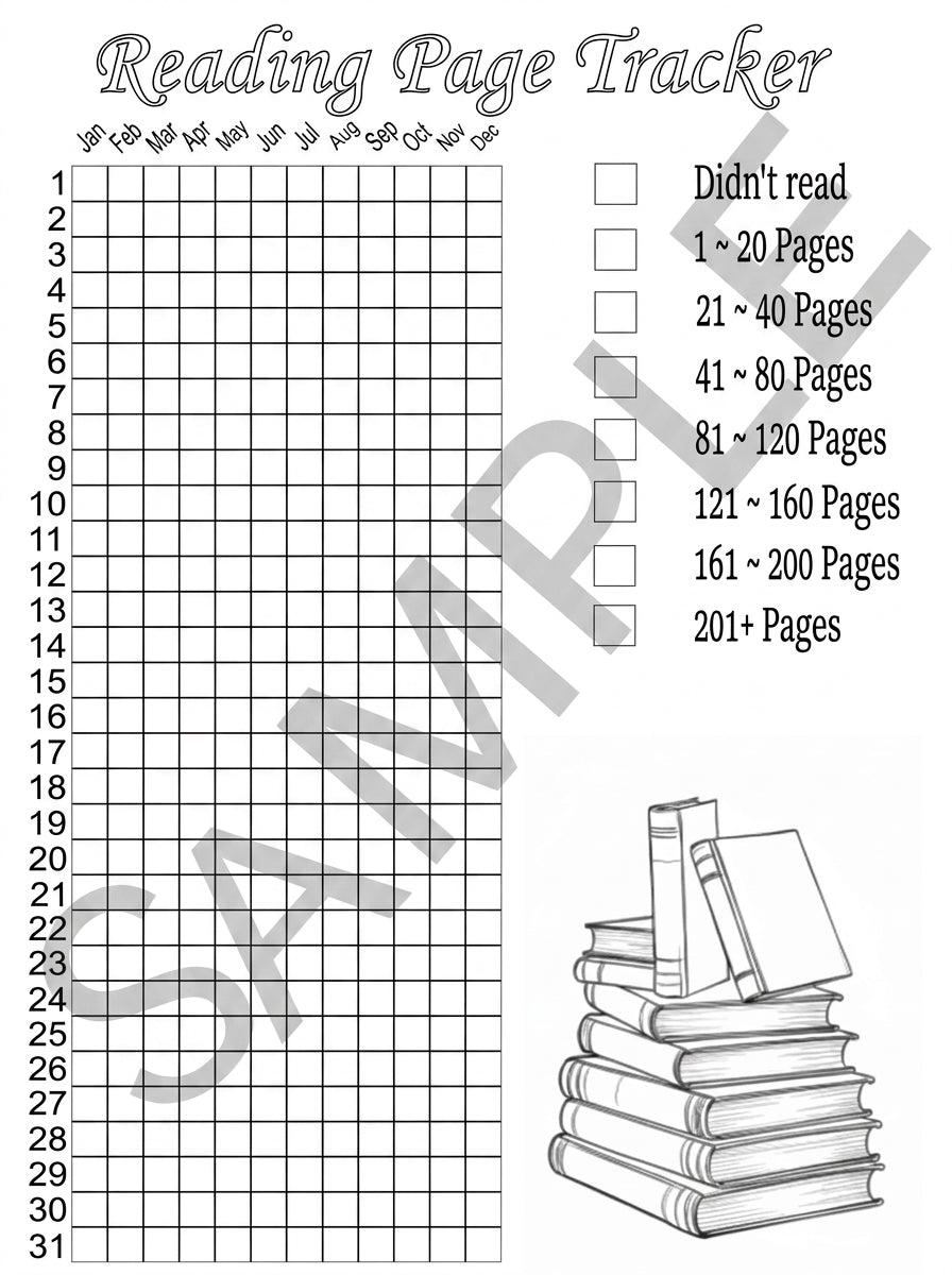 A5 Reading Journal Refill Pages | Book Tracker, TBR, Review & More