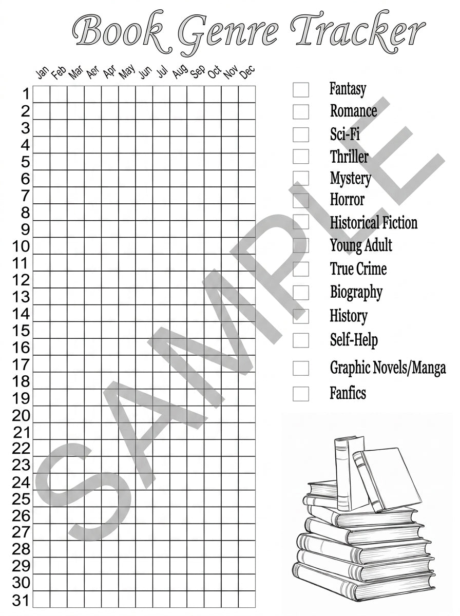 A5 Reading Journal Refill Pages | Book Tracker, TBR, Review & More