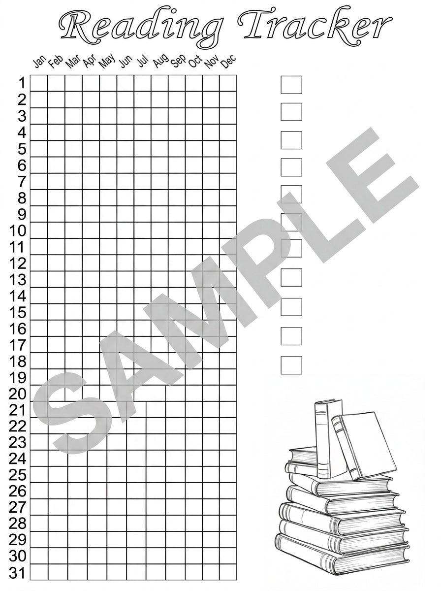A5 Reading Journal Refill Pages | Book Tracker, TBR, Review & More