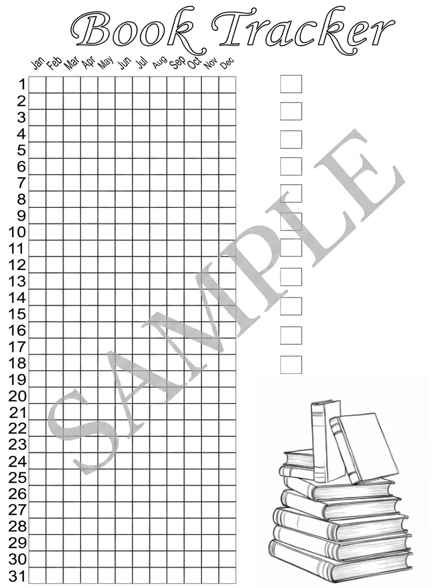 A5 Reading Journal Refill Pages | Book Tracker, TBR, Review & More